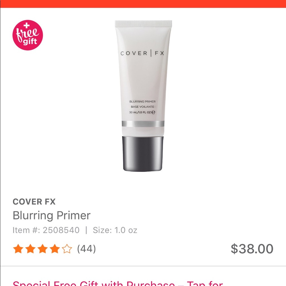 Cover FX blurring primer